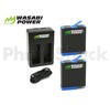 AHDBT801 GoPro Hero 8 Battery (2 Pack + Dual Charger) - Wasabi Power